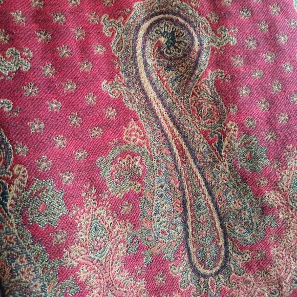 ❄️Pashmina Scarf Shawl Wrap Blanket Reversible Comfortable With Fringe - Picture 4 of 10